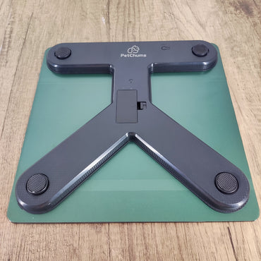 PetChums Digital Weighing Scale with High Precision Sensors - User-Friendly Green Design