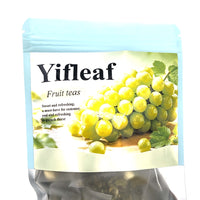 Yifleaf Fruit teas Sweet Green Grape Summer Refreshing Thirst Quenching 200mL Warm Water Brew Must Have Fruit Teas