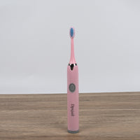 Dpxjuil Pink Waterproof Sonic Electric Toothbrushes Advanced Cleaning Electric Toothbrushes with Multiple Modes