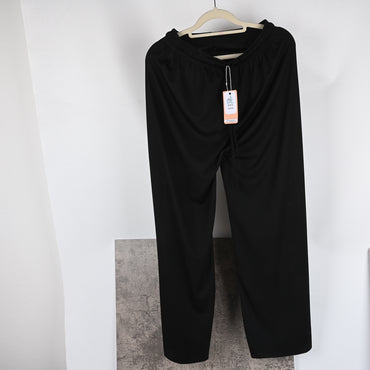 LanGuLi Women's Wide Leg Pants Relaxed Fit Nine-Tenths Length Trousers for Casual & Chic Everyday Wear