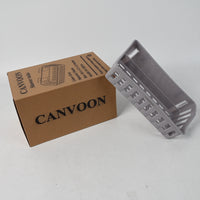 CANVOON Shower Racks Gray Adhesive Bathroom Shelf No Drill Storage for Toiletries