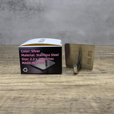 FDLJFS Metal Hooks Stainless Steel No Drill Hook Rust Resistant Strong Adhesion Easy Install