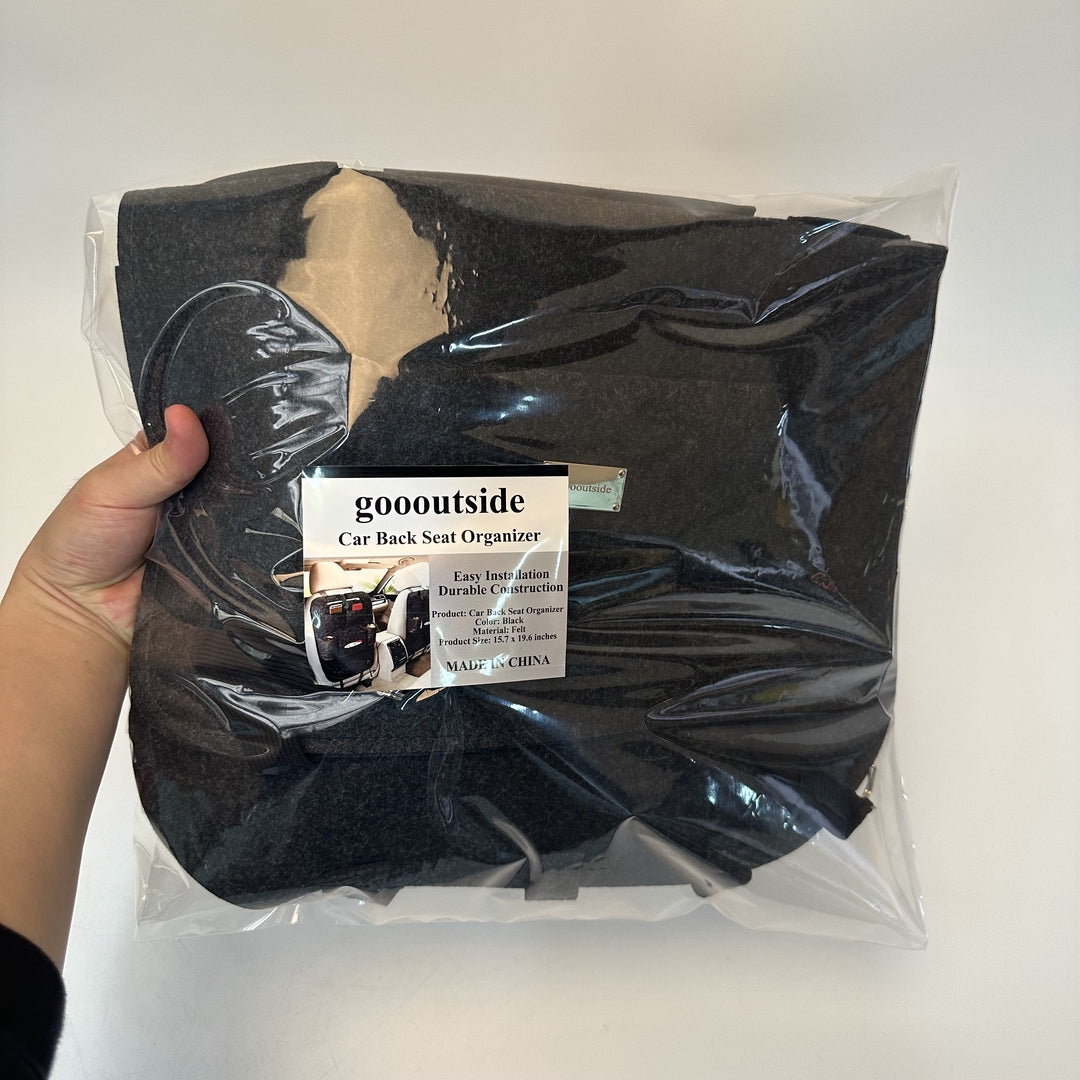 goooutside Car Back Seat Organizer - High-Quality Storage Solution for Maximizing Vehicle Interior Space
