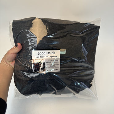 goooutside Car Back Seat Organizer - High-Quality Storage Solution for Maximizing Vehicle Interior Space