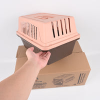 R Other love Brown Pet Carrier Kennels for Household Pets Secure Travel Kennels for Cats and Dogs