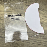ROSDMDE Paper Party Decorations – Pink Paper Lanterns for Festive Celebrations