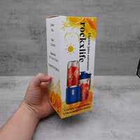 rockxlife Electric Juice Extractors: Portable USB Rechargeable Mini Blender for Smoothies and Fresh Juice