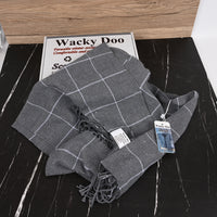 Wacky Doo Winter Warm Knitted Scarf Ultra‑Soft Wool Blend Scarf, Cozy & Stylish Cold Weather Accessory