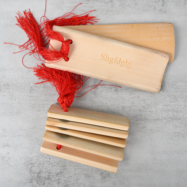 Shgfdghj Percussion Instruments Bamboo Clapper Traditional Chinese Crisp