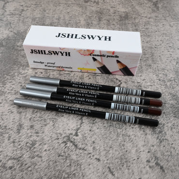 JSHLSWYH Professional Eye Pencil Eyeliner Smudge Resistant Waterproof Long Lasting Smooth Application