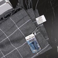 Wacky Doo Winter Warm Knitted Scarf Ultra‑Soft Wool Blend Scarf, Cozy & Stylish Cold Weather Accessory