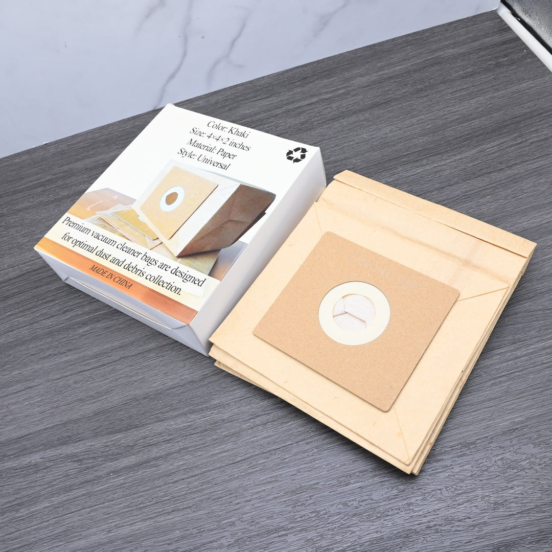 CassiLyra Professional Paper Universal Vacuum Cleaner Bags - High-Efficiency Dust Collection Bags