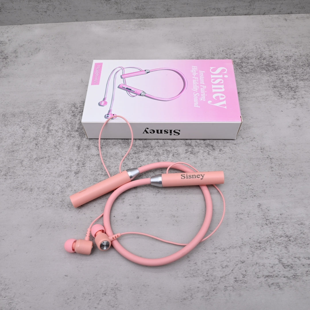 Sisney Premium Wireless Headphones Bluetooth Neckband Earphones with HD Sound Quality