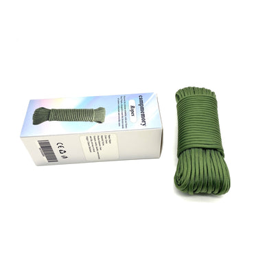campmemory Ropes Green Nylon Rope 3mm Durable Anti Slip Wear Resistant