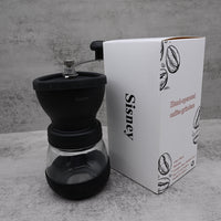 Sisney Premium Hand-Operated Coffee Grinders - Ceramic Burr Manual Coffee Mill with Adjustable Settings