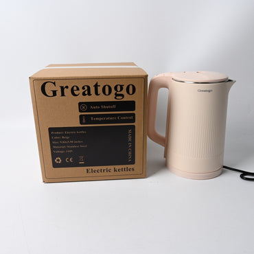 Greatogo Premium Stainless Steel Electric Kettles For Modern Kitchen Brewing And Hot Beverage Preparation