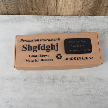 Shgfdghj Percussion Instruments Bamboo Clapper Traditional Chinese Crisp