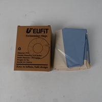 UEUFiT Swimming Rings Durable PVC Lightweight for Kids and Adults Summer Fun