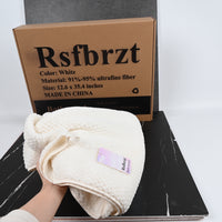 Rsfbrzt White Premium Bath Towels Ultra Soft & Highly Absorbent Cotton Towels for Bath & Spa