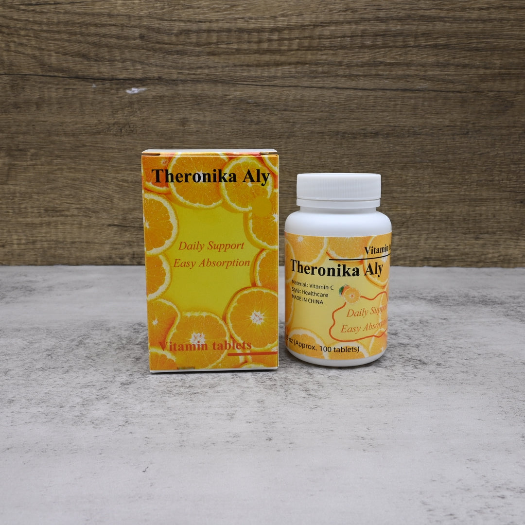 Theronika Aly Vitamin Tablets Daily Supplement High Potency Immune Support Vitamin C Tablets Essential Nutrition Pills