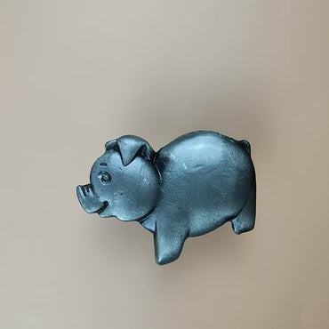 JFdvshsju Common metal pulls creative door pulls brightly mounted cute piggy closet drawer decorative knob girls single hole universal closet door room door drawer door