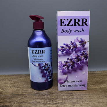 EZRR Body Wash Lavender Scented Moisturizing Shower Gel for Men and Women with Long Lasting Fragrance