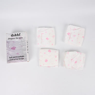 dshhf Premium Absorbent Diapers for Pets Leak-Proof Protective Pet Diapers for Dogs and Cats with Odor Control