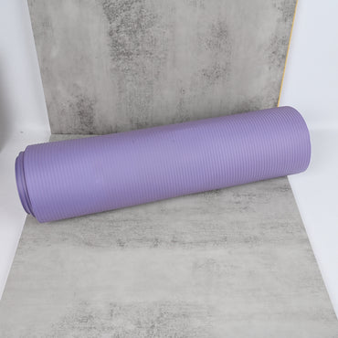 Vornastus Purple PVC Yoga Mat Non‑Slip, Durable Fitness Mat with Excellent Grip & Cushioning
