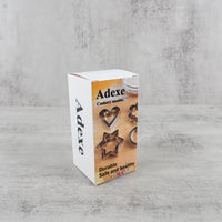 Adexe Cookery Moulds Stainless Steel Durable Lightweight Easy Clean for Baking and Cooking Kitchen Essential