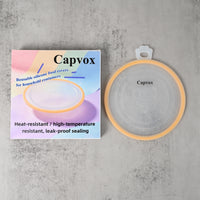 Capvox Reusable Silicone Food Covers for Household Containers Airtight Seal Stretchable Fit