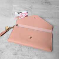 图标 Pink Purse for Women Trendy Lightweight Compact Wallet for Daily Use