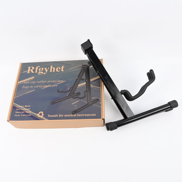 Rfgyhet Stands for Musical Instruments Professional Guitar Stand Universal Adjustable Width Metal Floor Stand for Acoustic Electric Bass Guitar