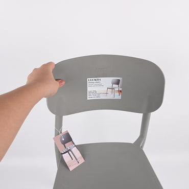 LUCKIIA Dining Chairs - Thickened Modern Kitchen Chairs with Backrest for Home & Commercial Use