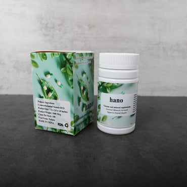 hano Vitamin and Mineral Supplements High Potency Vitamin B12 Tablets for Energy Metabolism