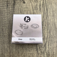 Stunning Elegant Silver Alloy Ring Collection – High-Quality Fashionable Designs for Every Occasion