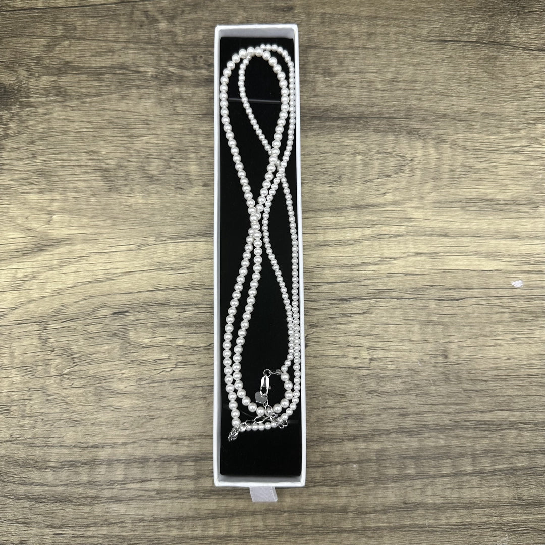 xdlhghe Elegant Pearl Choker Necklace for Women - Timeless Elegance with High-Quality Pearls