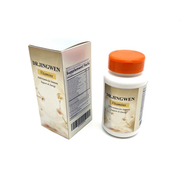 DR.JINGWEN Vitamins Whole Food Based Daily Multivitamin Vitamins With 60 Servings Per Container