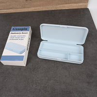 Gxsepiu Light Blue Pencil Case Durable & Stylish Stationery Box for School, Office