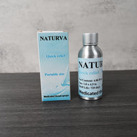 NATURVA Medicated Throat Spray – Fast-Acting Relief for Sore Throat, 4.06 fl oz