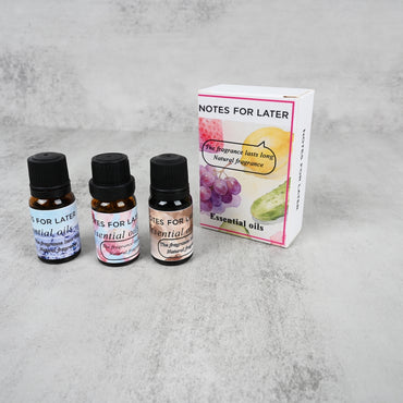NOTES FOR LATER Long-Lasting Aroma Essential Oil for Humidifiers Natural Home & Car Fragrance & Deodorizer