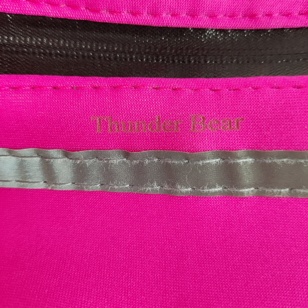 Thunder Bear Versatile Multi-Function Running Waist Pack in Rose Red – Ideal for Outdoor Sports and Fitness Activities