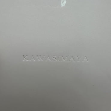 KAWASIMAYA Ceramic Soup Bowls, 10.5-inch White Large Serving Dish with Handles, Modern Dining Cookware