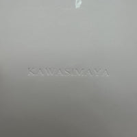 KAWASIMAYA Ceramic Soup Bowls, 10.5-inch White Large Serving Dish with Handles, Modern Dining Cookware
