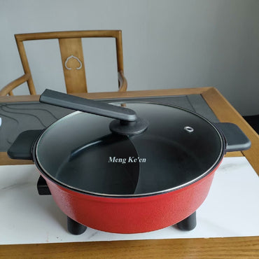 Meng Ke'en Portable Nonstick Electric Hot Pot & R Cooker - Multifunctional Noodle Pot & Saucepan