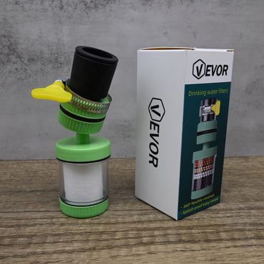 VEVOR Drinking Water Purification Units Faucet Filter Nozzle 360 Degree Rotation Splash Proof Extendable Reach