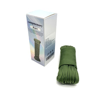 campmemory Ropes Green Nylon Rope 3mm Durable Anti Slip Wear Resistant