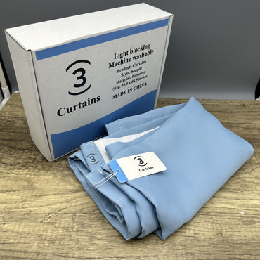 3 Blackout Curtains - Light Blocking Window Drapes for Bedroom and Living Room