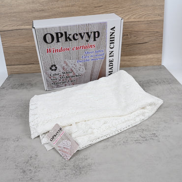 OPkcvyp Sheer Net Curtains Light Filtering Window Curtains for Privacy & Natural Light