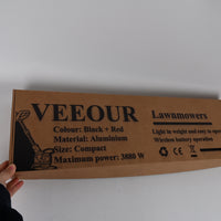VEEOUR Lawnmower with Powerful Brushless Motor Lightweight Electric Lawn Mower