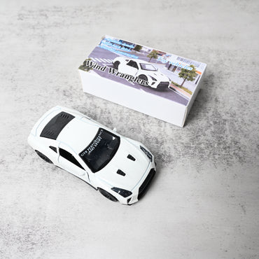 Wind Wranglers 1:42 Scale GTR Alloy Car Model White Pull-Back Toy Vehicle with Realistic Detailing for Kids & Collectors